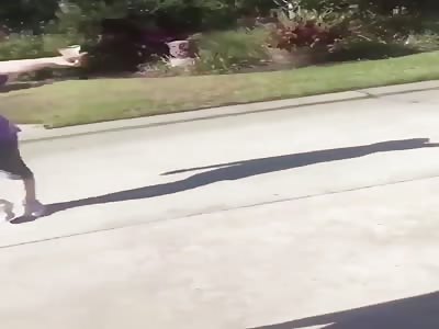 She brought a baseball bat and got it used on her