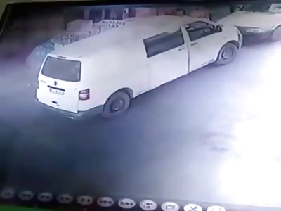 brutal accident captured by cctv