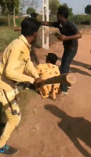 Indian Beating Muslim For Not Worshiping Cow #3456