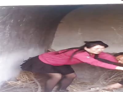 Husband caught his wife with lover 