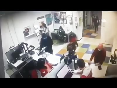 Angry woman wearing her used panties as a mask after argument with  em