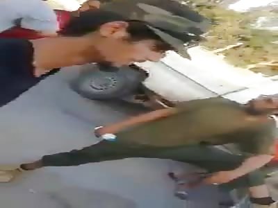 The bodies of Syrian mercenaries that killed in Libya last day