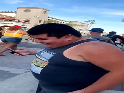 Asshole gets badly punshed for saying 