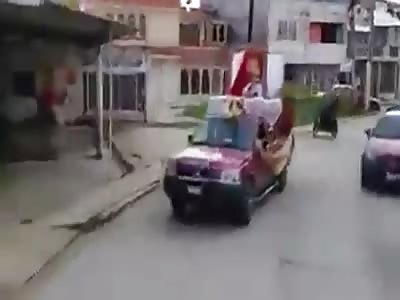 Man killed after gaz explosion during festival 1