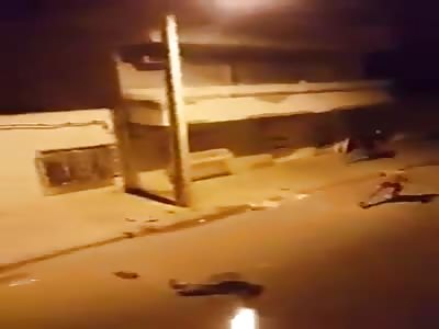 Drunk sword fight in Tunisia 