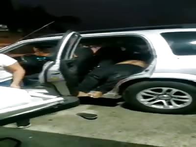 Woman seeks help in front of hospital for her already killed husband 