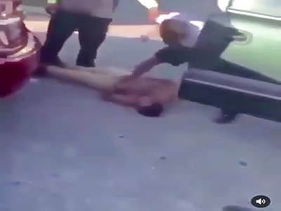 DAMN WONDER IF HIS NECK IS OKAY AFTER THAT SLAM