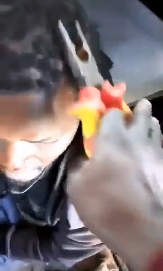 African Thief Tortured With a New Method