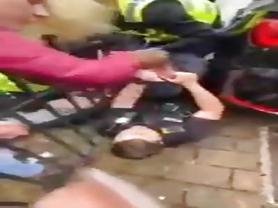 One police officer stabbed and three others attacked in uk