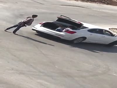 Armed Young man belongs to the royal family kidnap man 