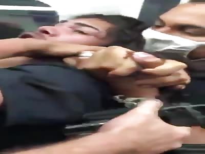 Young man savagely arrested in Brazilian subway for not wearing mask 