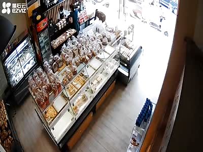 Truck Crashes Through Store Killing Customer.