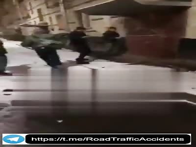 Russian youth gang brutality beating rivals 