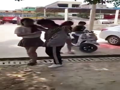 Chinese little bitch have no mercy 