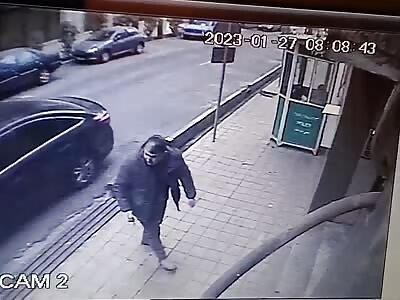 Another video shows the attack on the Azerbaijani embass