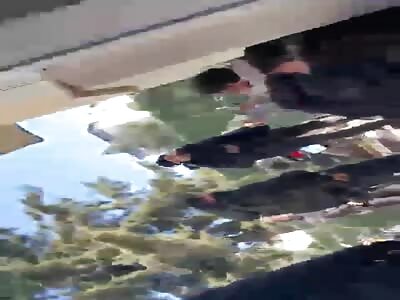 Savage beating for group of thieves for stealing from destroyed house 