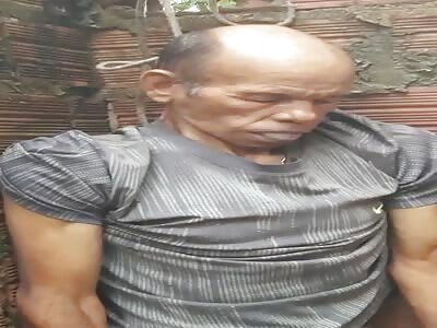 Depressed old man commit suicide