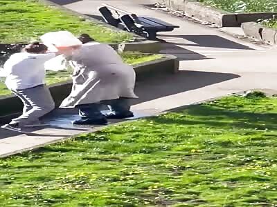 A Scottish granny fight