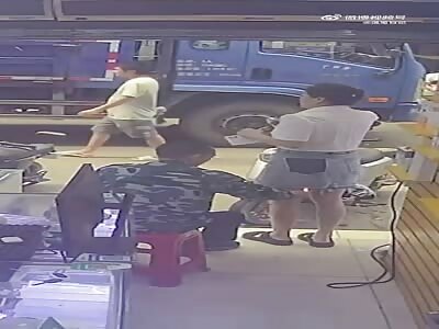 Old Man Sets Woman Skirt on Fire 