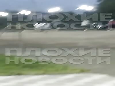 Angry Russian crashed random people with his car