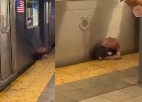 Looks Like It Was His Last New York Subway Ride