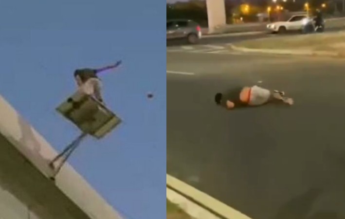 Man Taking Pics Falls From An Overpass In Paraguay, Dies On Spot