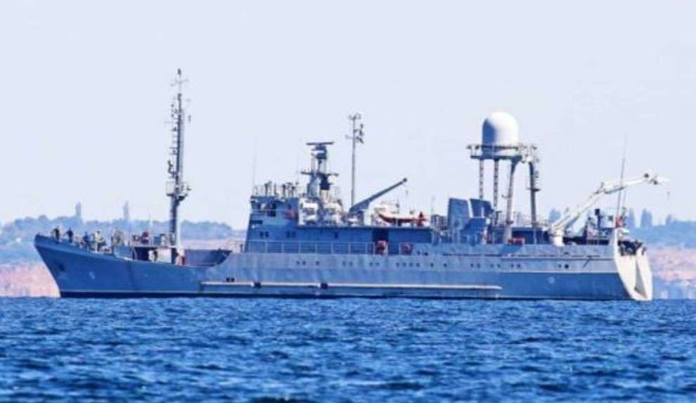The Ukrainian Navy's Simferopol ship was destroyed. 