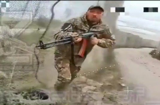 Ukrainian machine gunner eliminated (RPK)