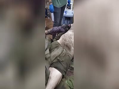 Russian soldier hospitalized