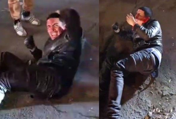 Robbery In Traffic Stop Ends With Kicks To The Head