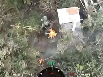 Russhit looted and abandoned his burning comrade.