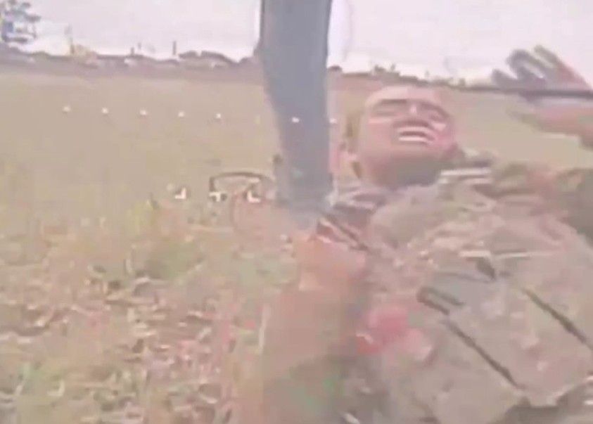 Pretending to be dead doesn't fool Russian drones. 