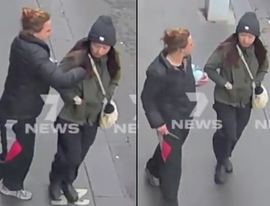 Innocent Woman STABBED By crazy Woman While Walking To Work