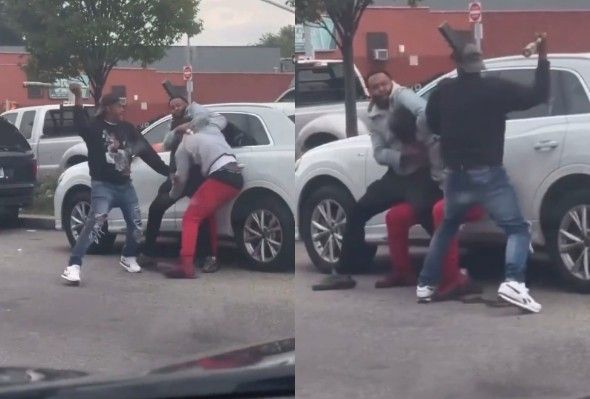 Chain VS Baseball Bat Fight In New York 