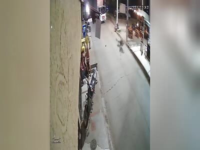 RIDER IN A HURRY DIES WHEN OVERTAKING TRUCK