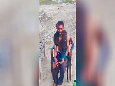  HE FELL OFF THE TRAIN AND IS WAITING FOR HELP