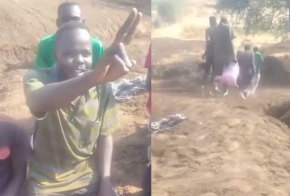 RSF Militants Humiliate Civilians, Then Shoot Them From Behind