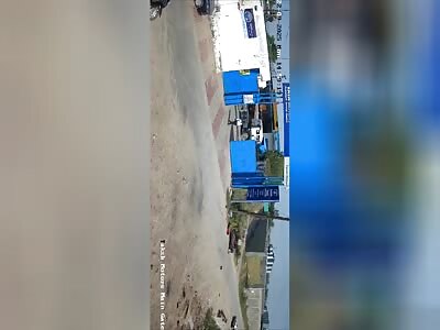 TWO MOTORCYCLES IN HEAD ON COLLISION 2