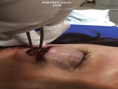 Woman shot in face home