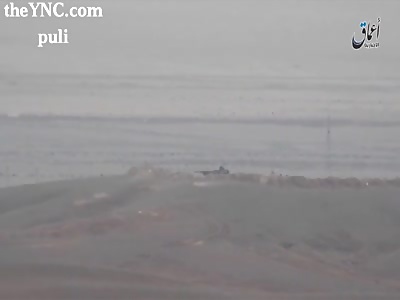 Destruction of a tank for Syrian regime forces to the east Altifor Airport