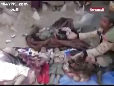 Yemeni man went to work and came back home to find his house destroyed and family killed