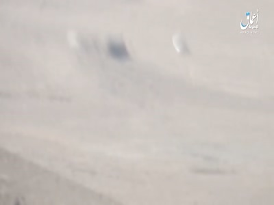 The destruction of a military truck to regime forces west 