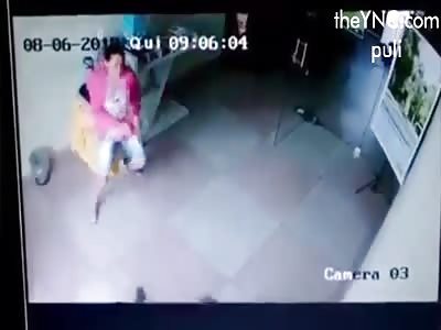 Police killer to bandit during bank robbery