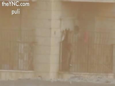 Video shows the bombing of a point where two elements of the PKK to the west