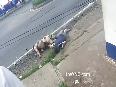 Two people are killed instantly by a strong electric shock