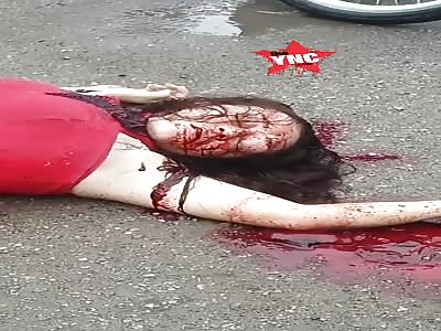 Homicide: woman with several shots to the head