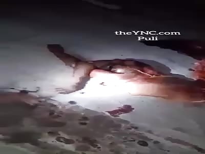 IMPACTING accident leaves limbs all over the asphalt