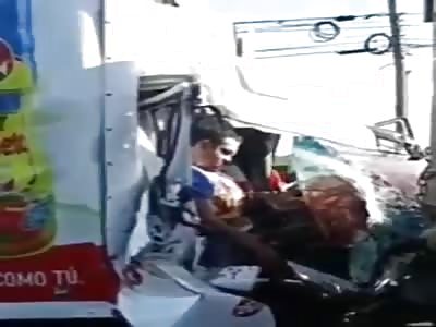 SHOCKING, Accident leaves man with heart out and still beating