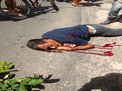 The victim was shot with several shots in front of a Chalet Swiss Chalet.