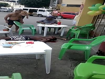 MAN WITH SHOT, IN THE HEAD